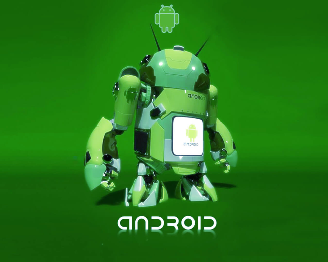 a robo android icon